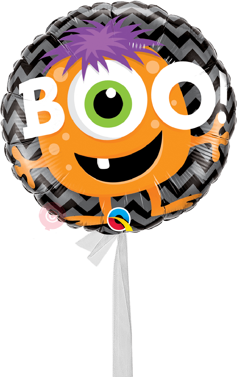 Halloween Monster-single Balloons - Boo (1017x1297)