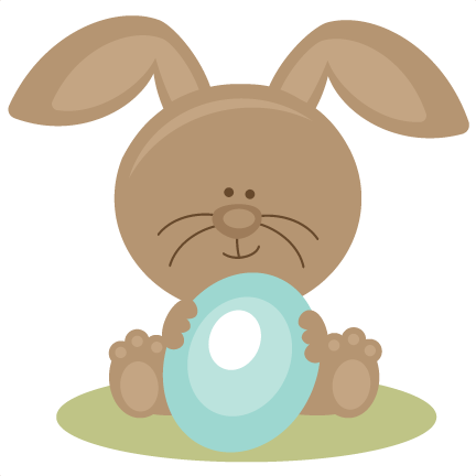 Bunny Holding Egg Svg Cutting File Easter Svg Cut File - Clip Art (432x432)