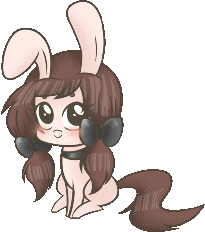 Cute Bunny-pony By Sketchcee - Cute Bunny-pony By Sketchcee (436x480)