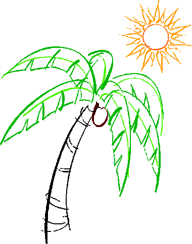 Palm Tree & Sun - Rio Palm Tree (380x484)
