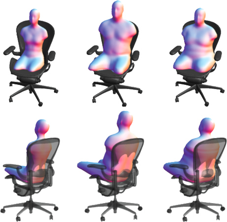 Modeling Variability In Torso Shape For Chair And Seat - Anthropometric Data (461x450)