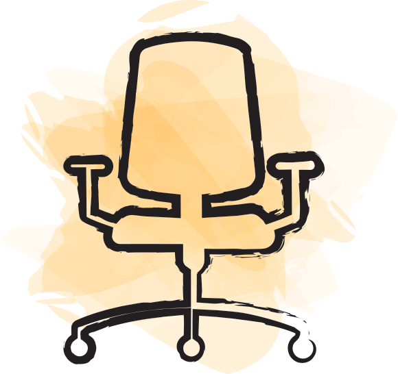 Chairs - Office Chair (580x546)