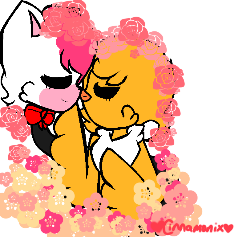 Flower Girlfriends {mangle X Chica} By Ciinni - Mangle X Chica (768x768)