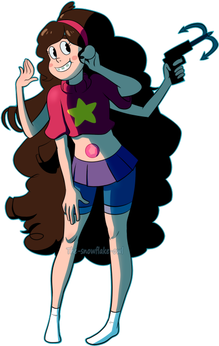 Su And Gf Crossover - Steven And Mabel Fusion (497x750)