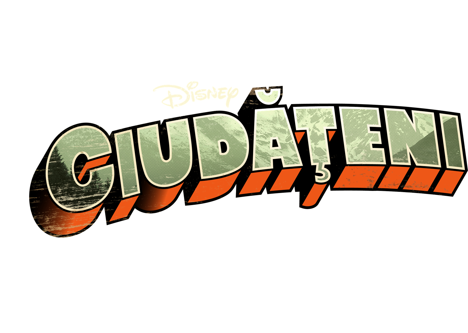 Gf-romanian - Gravity Falls Logo Imagen (1580x1083)