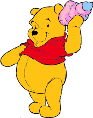 Cynthia-selahblue Images Winnie The Pooh Wallpaper - Winnie The Pooh Dancing (333x417)