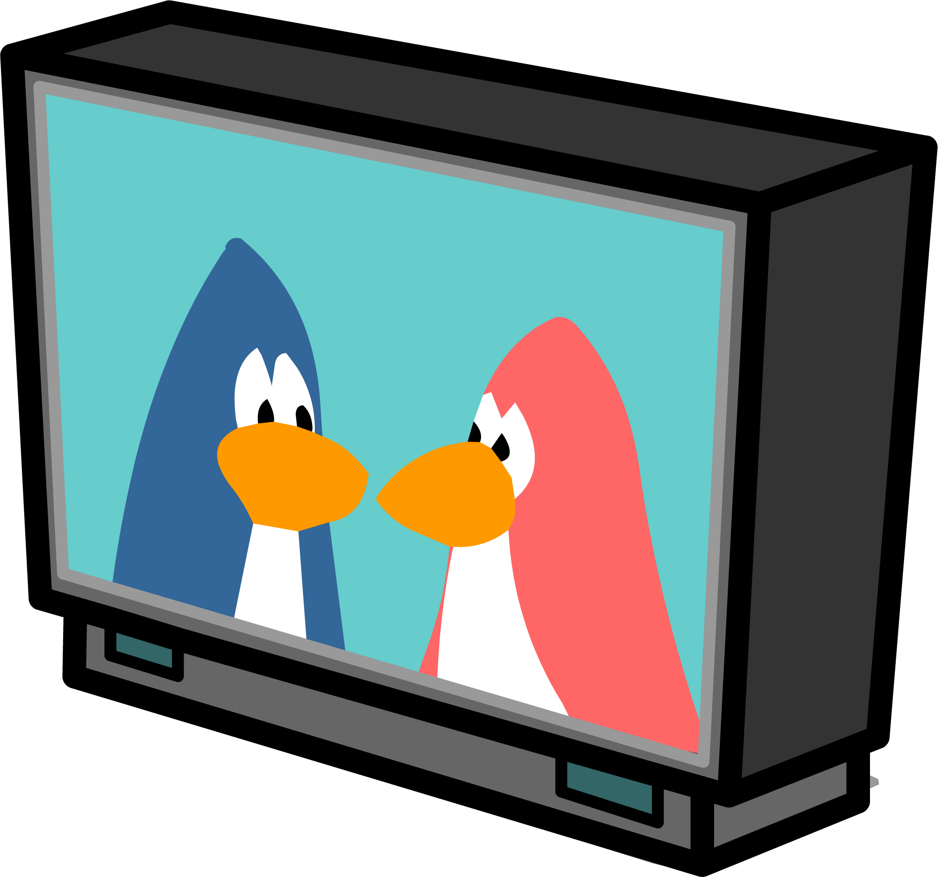 Big Screen Tv Sprite 011 - Television (1931x1805)