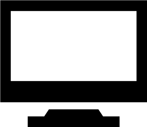 Big Screen Free Icon - Tv Icon Transparent Background (512x512)