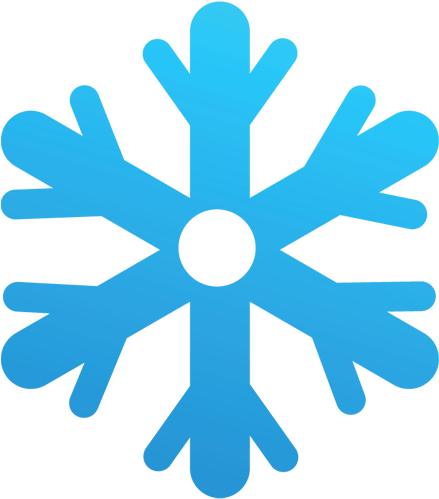 Hexagon Snowflake Icon - Weather Icon (512x512)