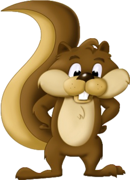 Animated Squirrel Clipart - Squirrel Clip Art (600x600)