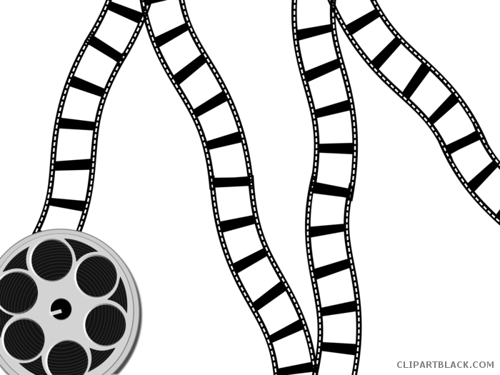 Movie Camera Tools Free Black White Clipart Images - Film Reel Clip Art (700x525)