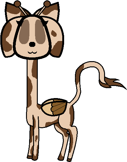 The Giraffe/dog/cat/griffin Hybrid By Bleckydemon - The Giraffe/dog/cat/griffin Hybrid By Bleckydemon (478x604)
