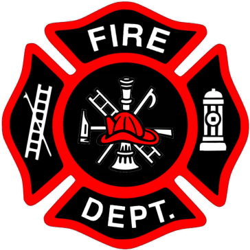 Fireman Bage New Red Hat Cut Free Images At Clker Com - Fire Fighter Logo Png (400x397)