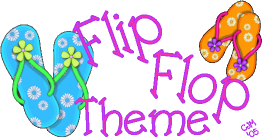 Flip Flop Clip Art Thank You Images Gallery - Flip Flop Pattern Printable (550x300)