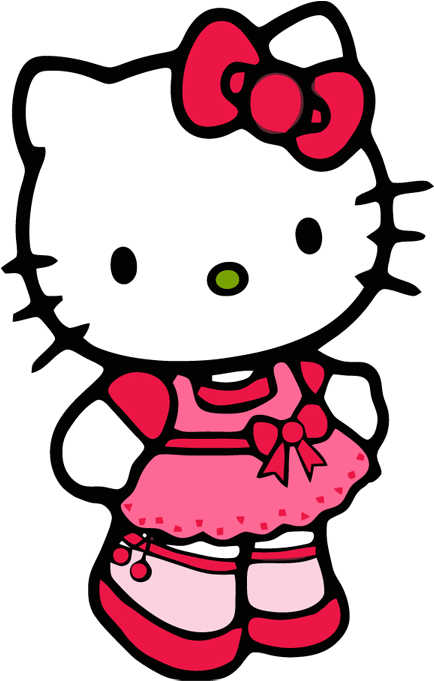 Hello Kitty Clip Art - Hello Kitty With Balloons (1020x680)