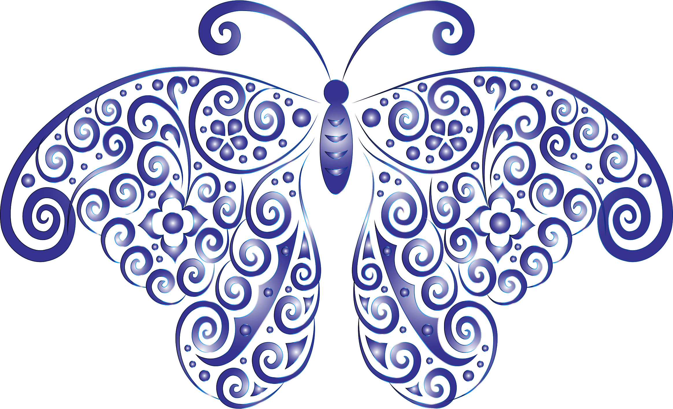 Big Image - Transparent Background Clipart Butterflies (2328x1416)