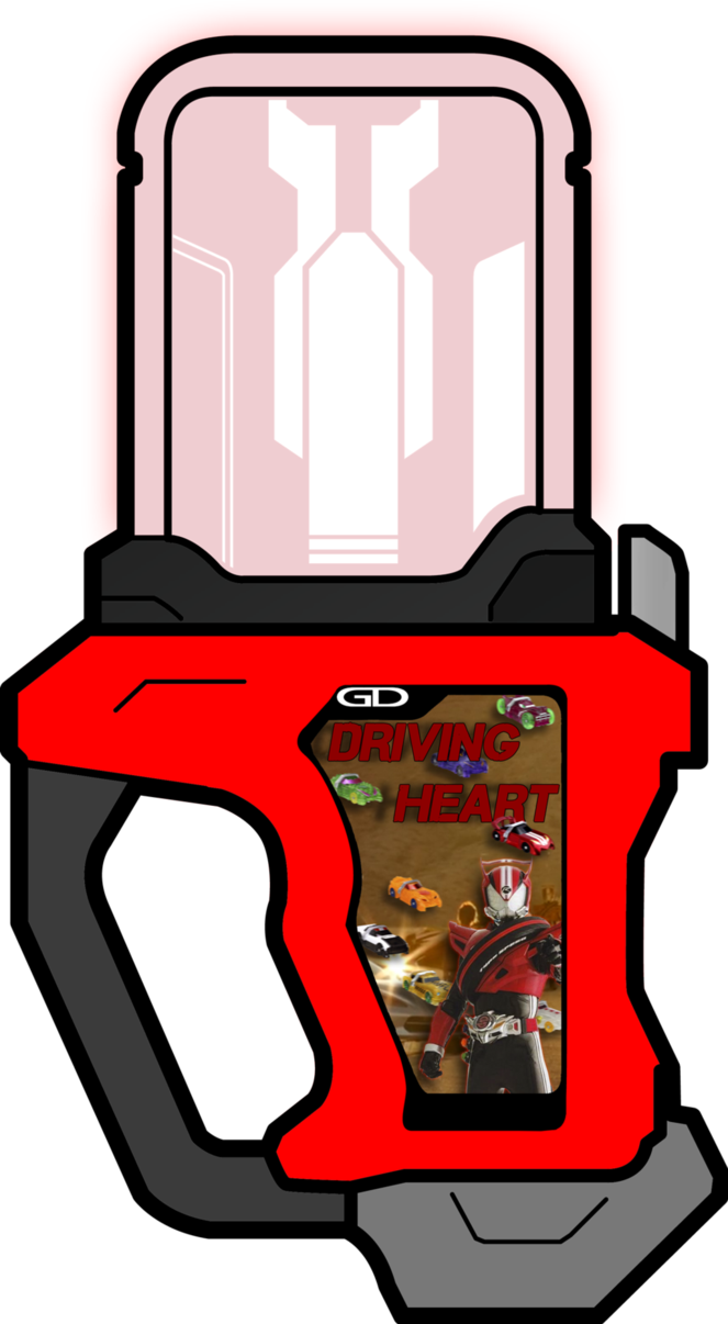Driving Heart Gashat By Tajadorcombo - Fire Squad (663x1206)