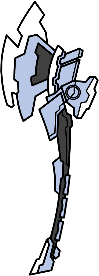 Walfas Custom Props - Hyperdimension Neptunia Blanc Weapon (324x902)