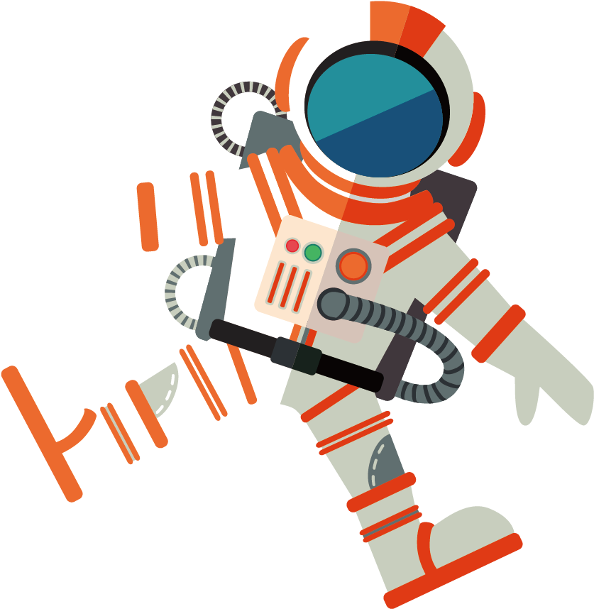 Astronaut Outer Space Euclidean Vector - Astronaut Vector (1000x1000)