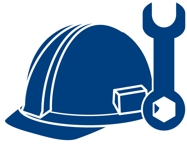 Hard Hat Clipart Black And White (600x465)