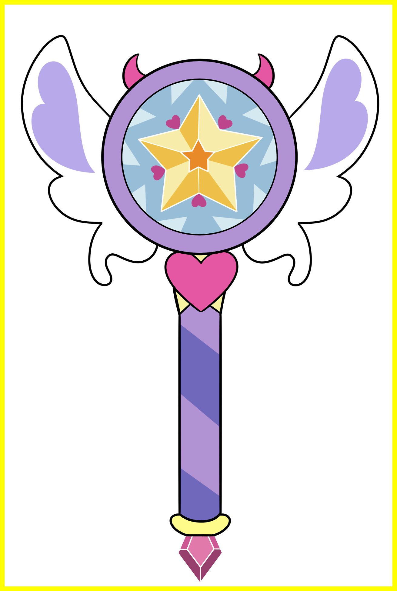 Astonishing Trace Vector Tumblr Picture For Butterfly - Star Butterfly Wand Season 3 (1310x1950)