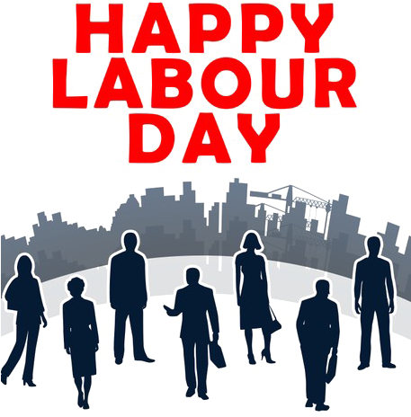 Labour Day Png Clipart - May 1 Labor Day (456x479)