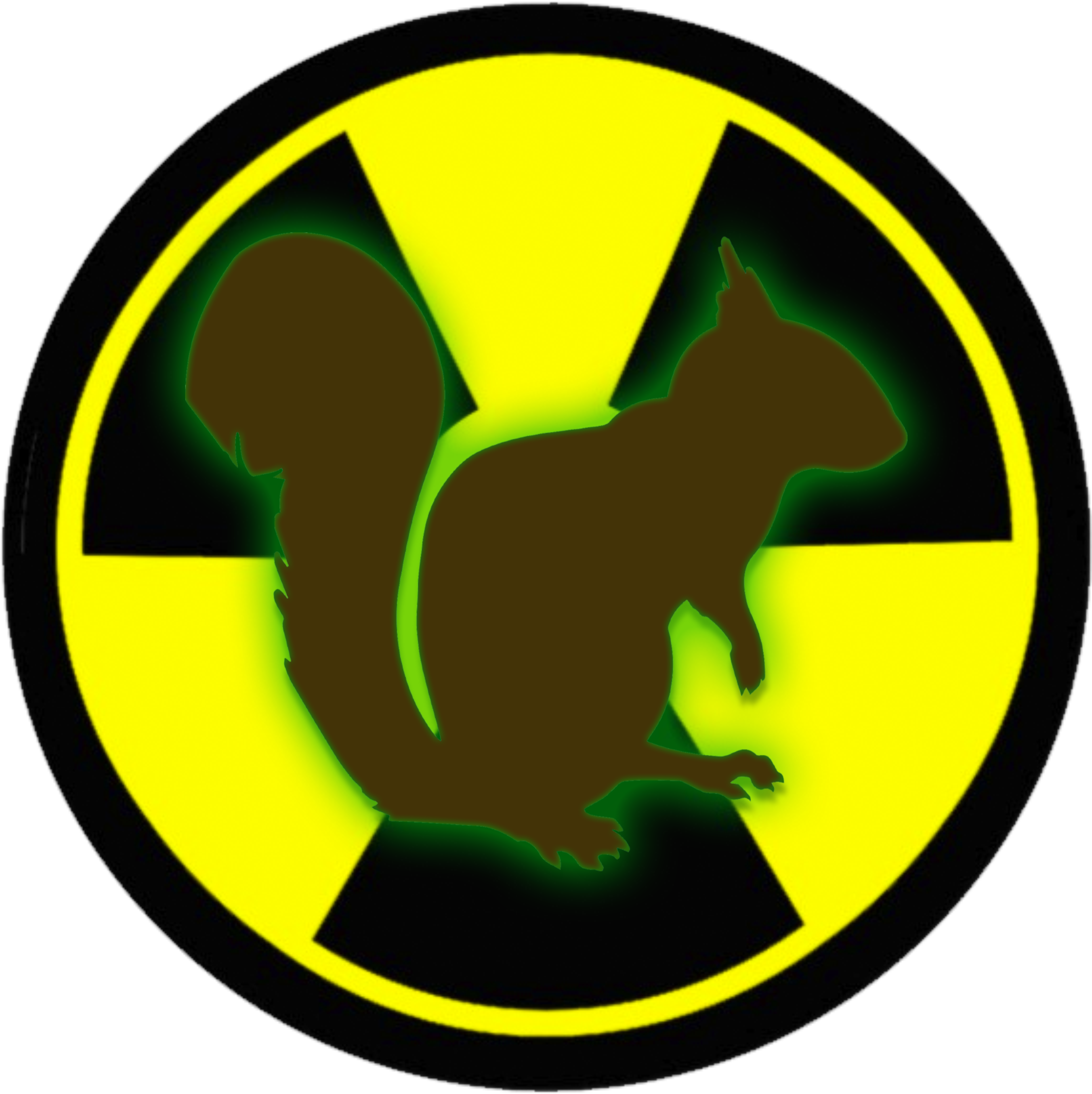 Radioactive Squirrels - Nuclear Power Symbol (6000x6000)