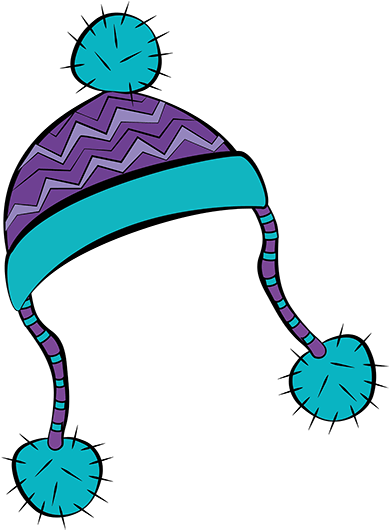 Cactus Family In Winter Clip Art Free U003e Nastaran - Winter Hat Clipart (591x590)