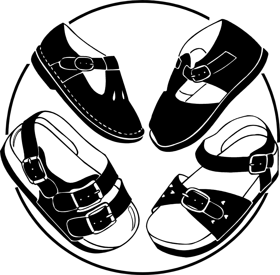 Illustration Of Of Girls Shoes - Clip Art (958x940)