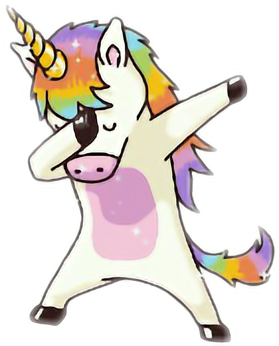 Rainbow Unicorn Clipart Free Download Best Rainbow - Unicorn Png (564x700)