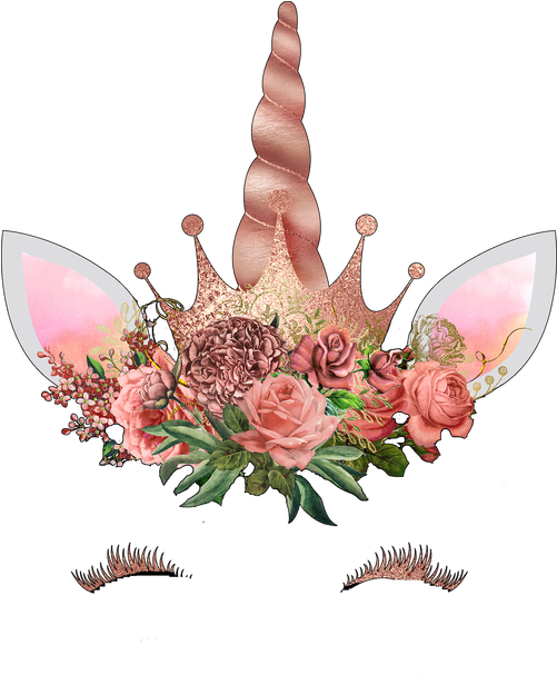 Fancy Unicorn - Unicorn Face Clipart Png (500x641)