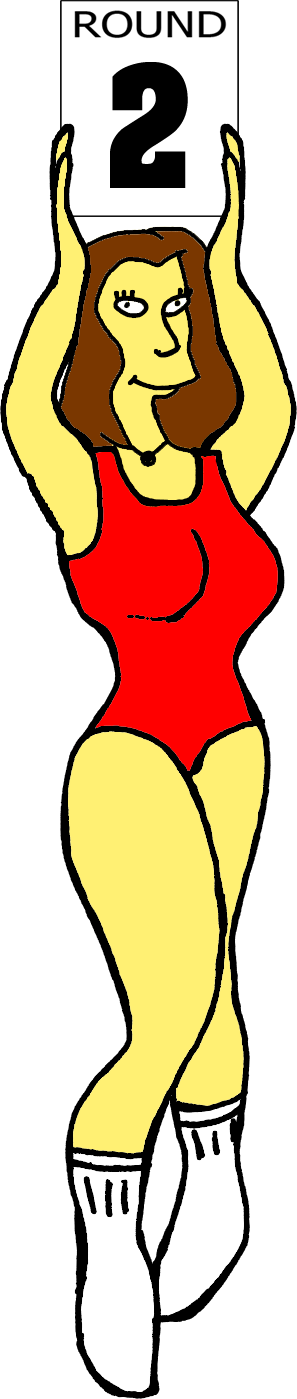 Ring Card Girl By Boxeogirls - Ring Card Girl By Boxeogirls (297x1399)