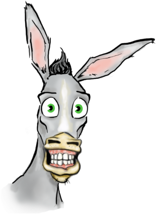 Jackass Clipart Mule Head - Burro (450x450)