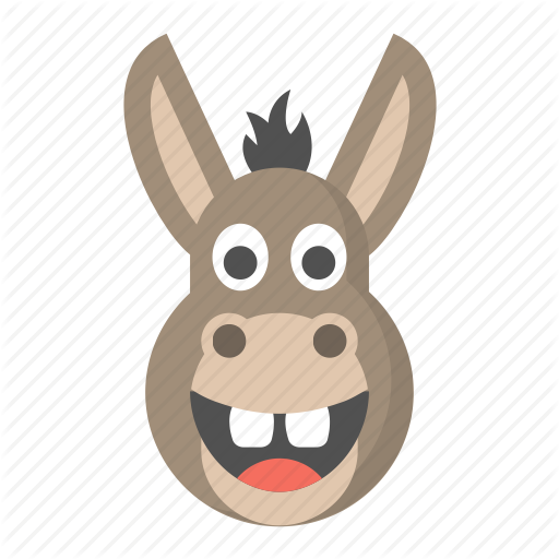 Jackass Clipart Mule Head - Mule Emoji (512x512)
