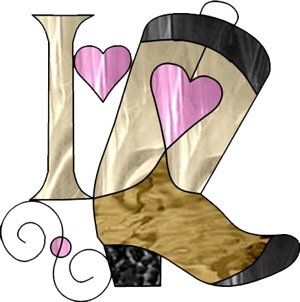 Boot - Stained Glass (437x440)