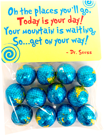 Oh, The Places You - Dr Seuss You're Off To Great Places Wall Decal (500x500)