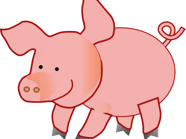 Cute Pig Clipart - Pig Clip Art (640x480)
