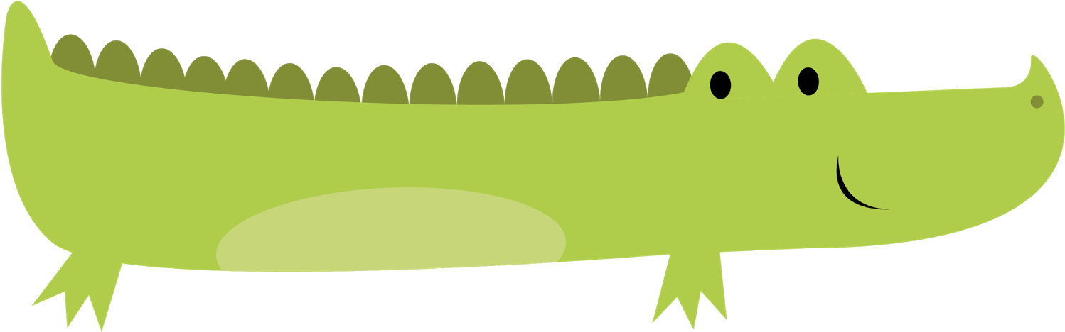 Peter Pan Crocodile Clipart - Baby Crocodile Clipart Png (1600x581)