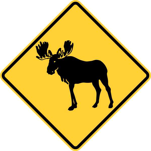 Moose Sign Png (2943x2943)