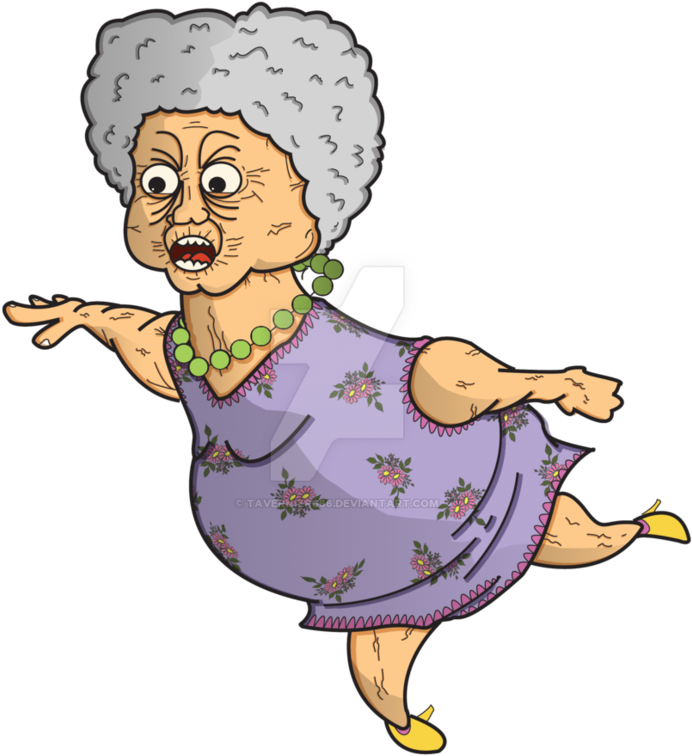Flying Granny By Tavernier666 - Comics (774x1032)