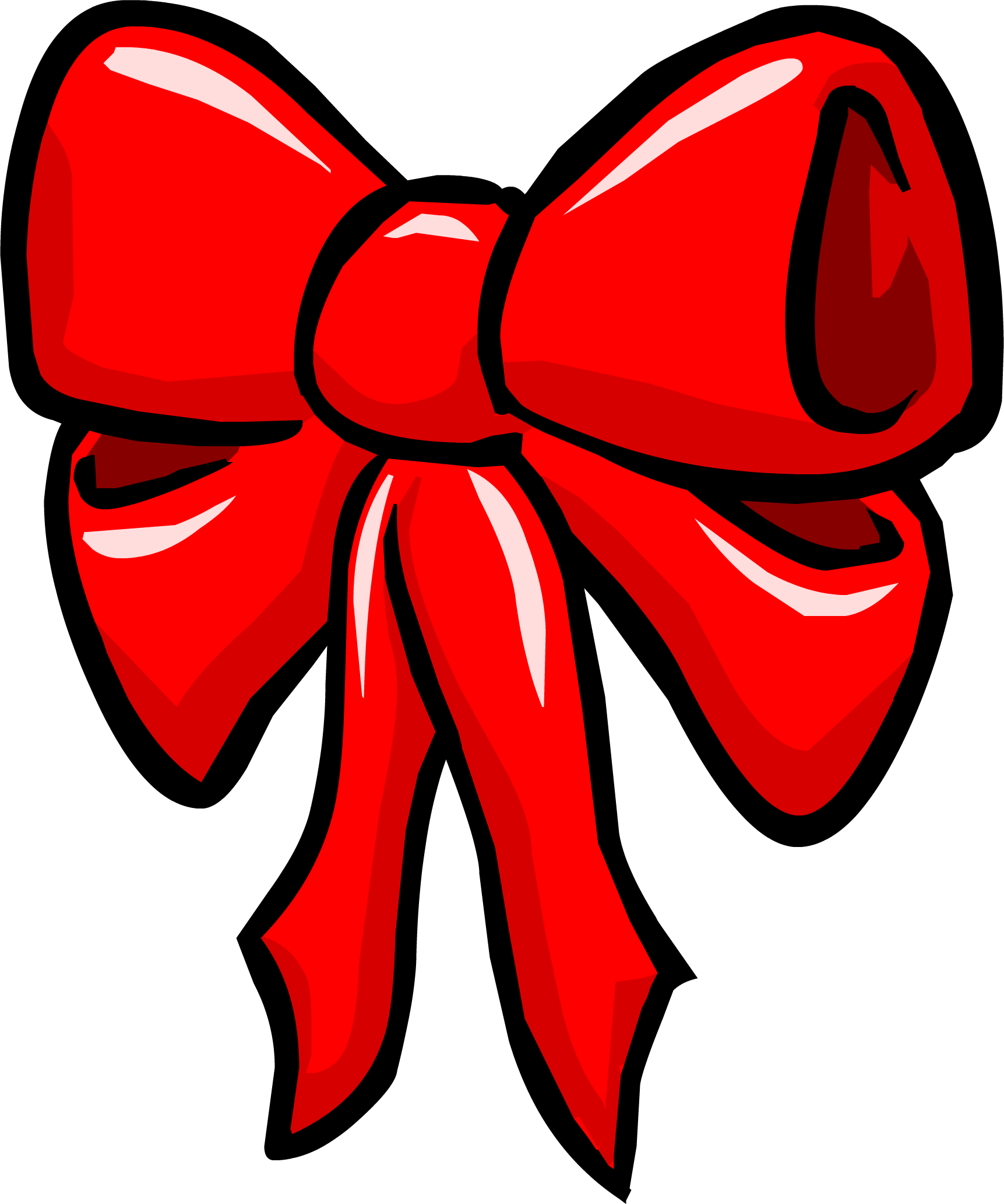 Christmas Ribbon Sprite 003 - Christmas Ribbon Sprite 003 (1723x2064)
