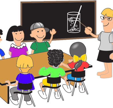 We Conduct Health Check-up Camps For Children & Parents - Clip Arts Of School Classroom (392x374)