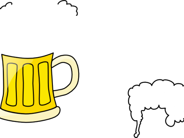 Foam Clipart Beer Glass - Morebeer Black Round Ornament (640x480)