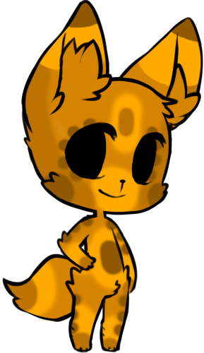 Cute Fox Anthro By Ma Ju Ja - Cartoon (289x500)