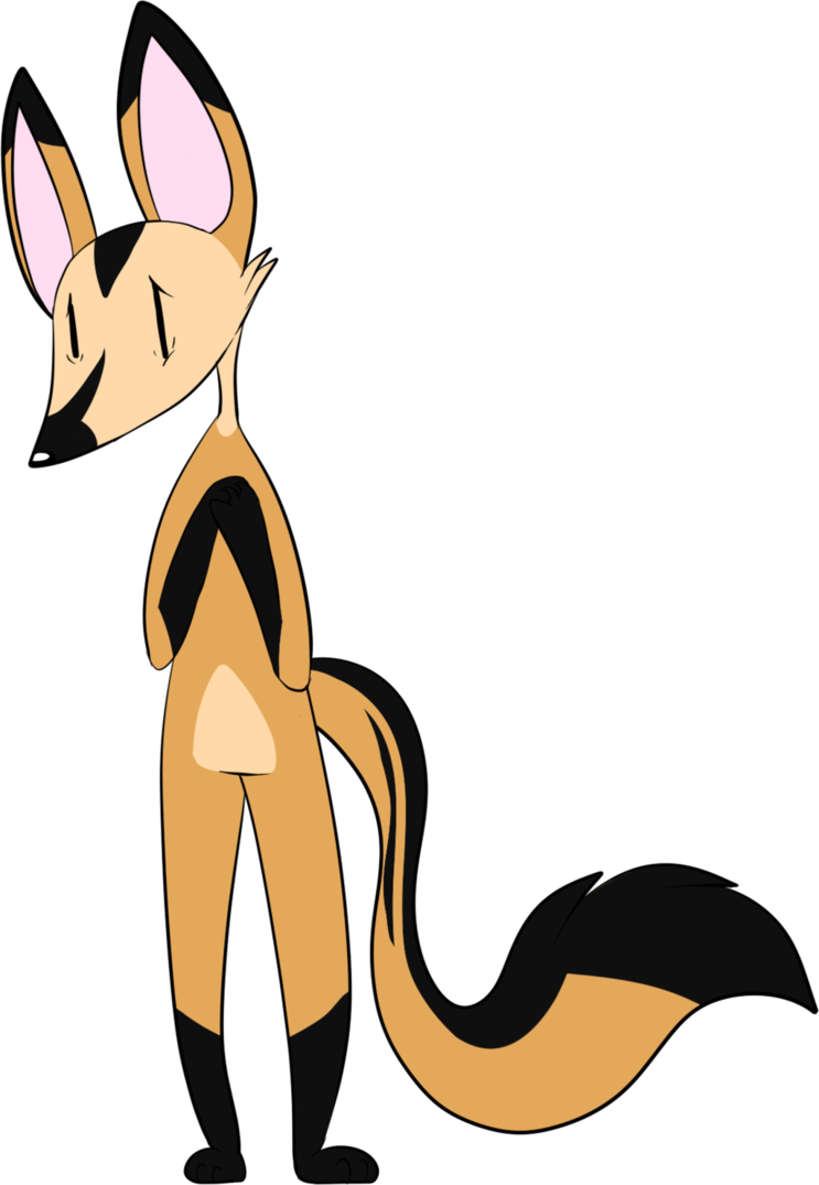 Alex The Cute Bat Eared Fox By Cottoncats - Cartoon (743x1075)