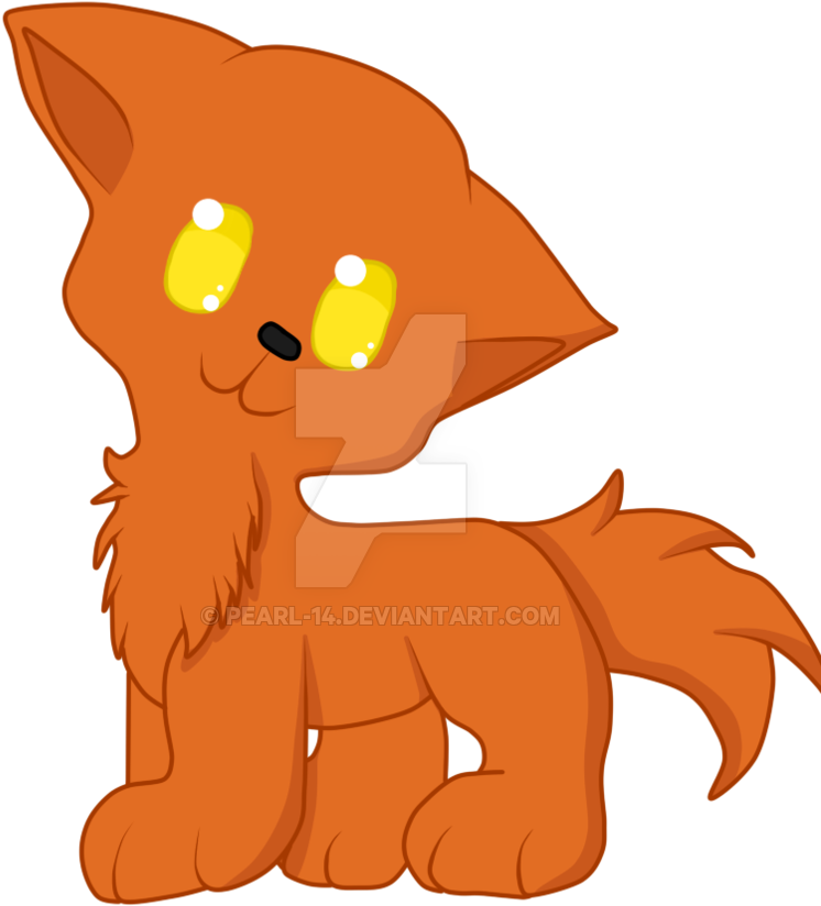Cute Anime Fox By Pearl-14 - Lion Artcraft (800x988)