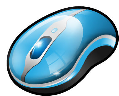Download Free Transparent Png Image - Mouse Icon Blue Png (400x400)