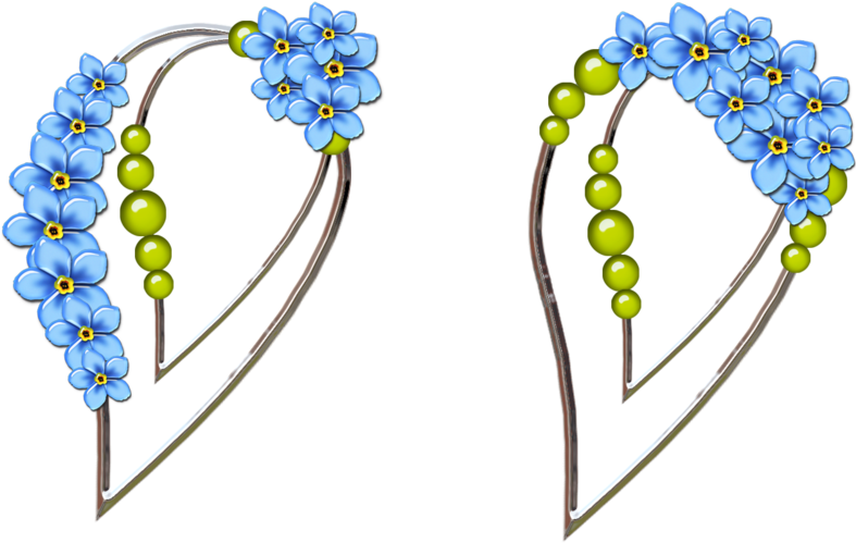 Forget Me Nots - Floral Design (787x519)