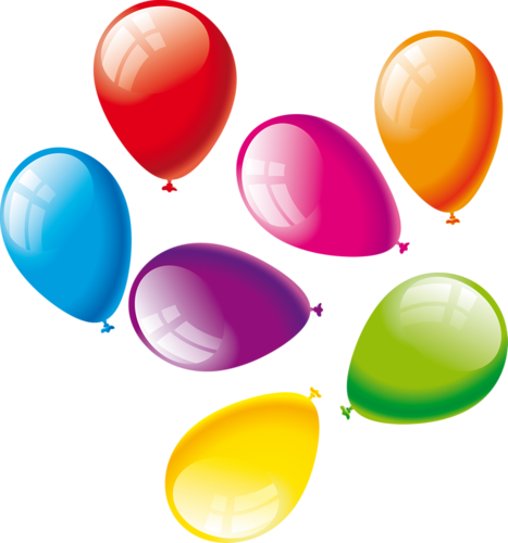 Forgetmenot - Balloons - سكرابز بلونات العيد (467x500)