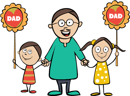 Fathers Day Free Powerpoint Presentations About Father - Family Father Clipart (600x630)